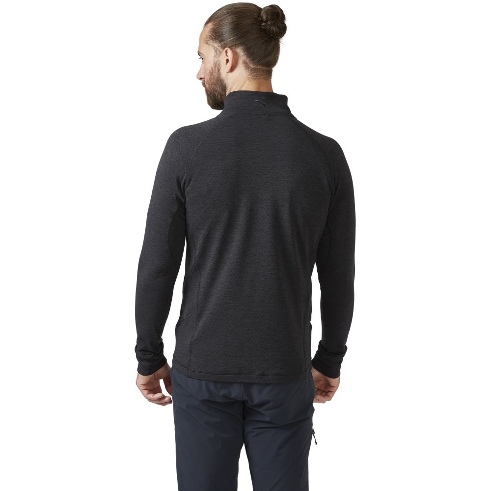 Rab Rab Nexus Pull-On QFF-74-BLK fleeces en truien Rab Nexus Pull-On Black QFF-74-BLK fleeces en truien online bestellen bij Kathmandu Outdoor & Travel