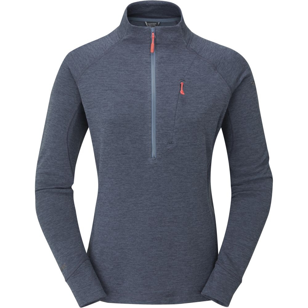 Rab Nexus Pull On Women's Steel QFF-75-STE fleeces en truien online bestellen bij Kathmandu Outdoor & Travel