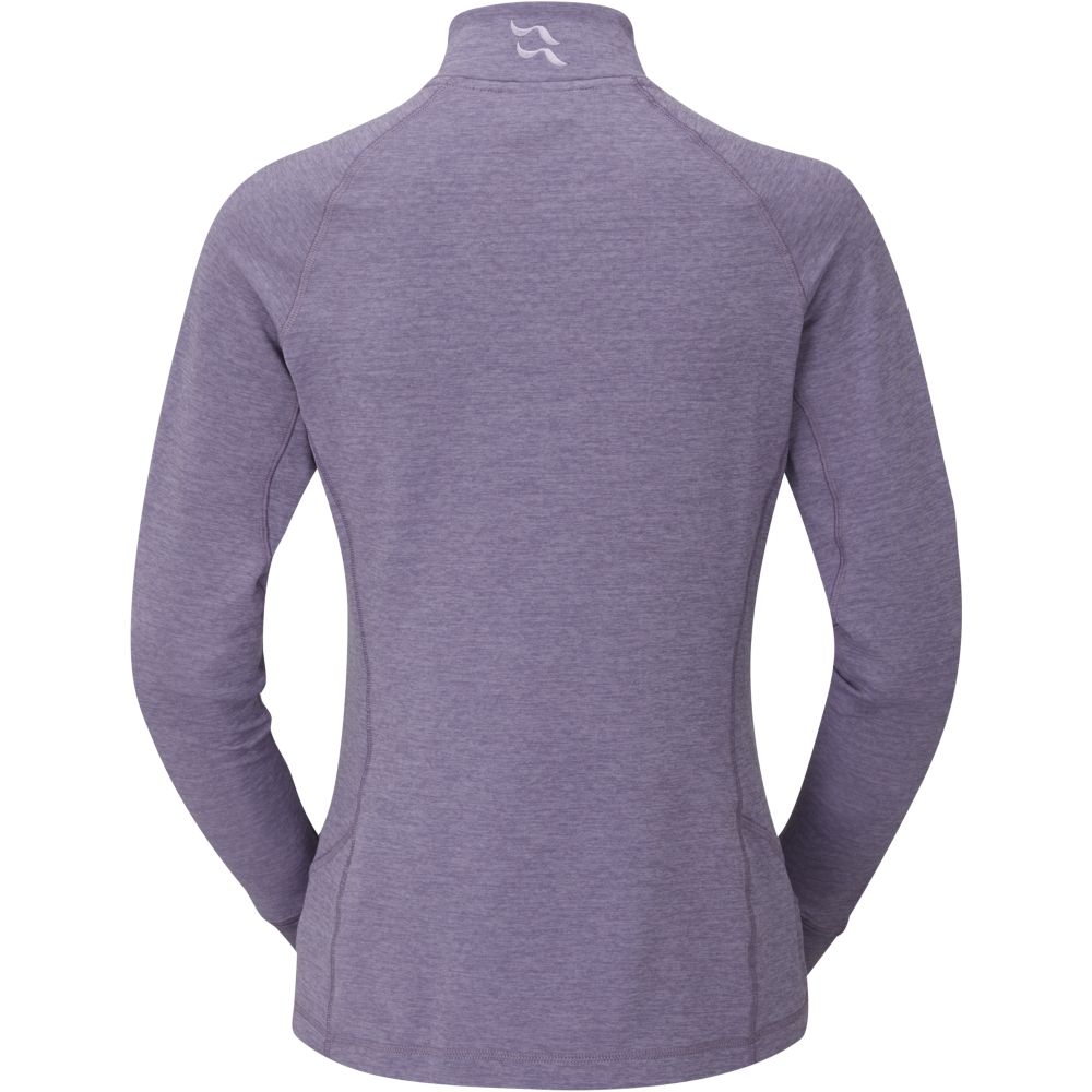 Rab Nexus Pull On Women's Purple Sage QFF-75-PSG fleeces en truien online bestellen bij Kathmandu Outdoor & Travel