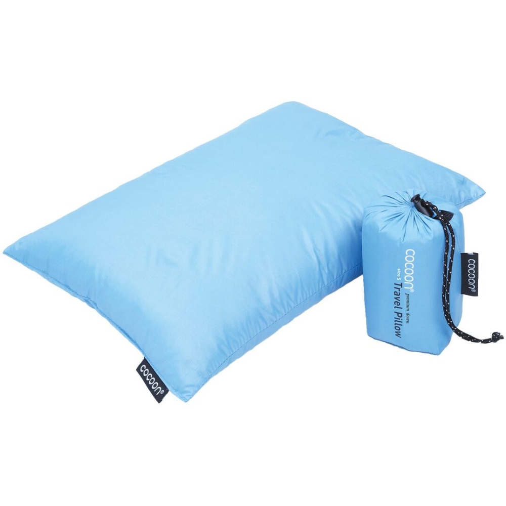 Cocoon Travel Down Pillow Small Light Blue CDP1 slaapzakken online bestellen bij Kathmandu Outdoor & Travel