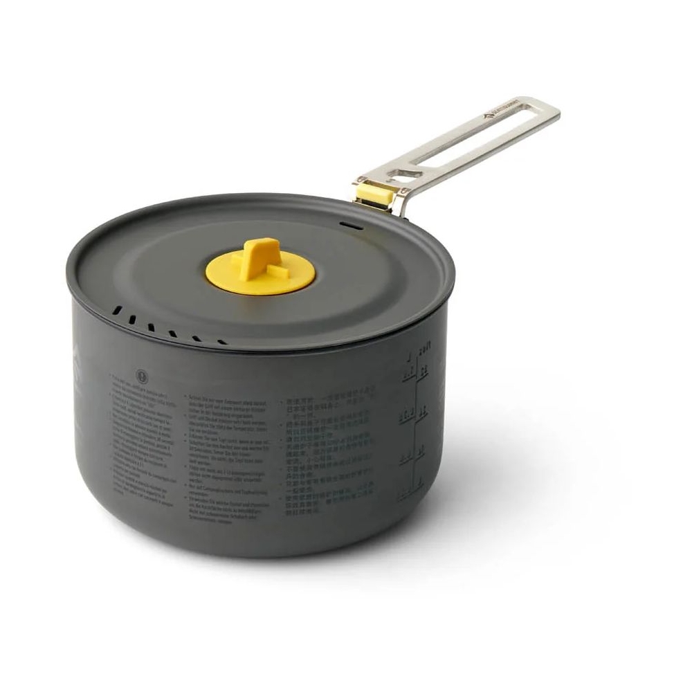 Sea to Summit Frontier UL Pot - 1,3L Aluminium Hard Anodised Grey ACK027011-381701 koken online bestellen bij Kathmandu Outdoor & Travel