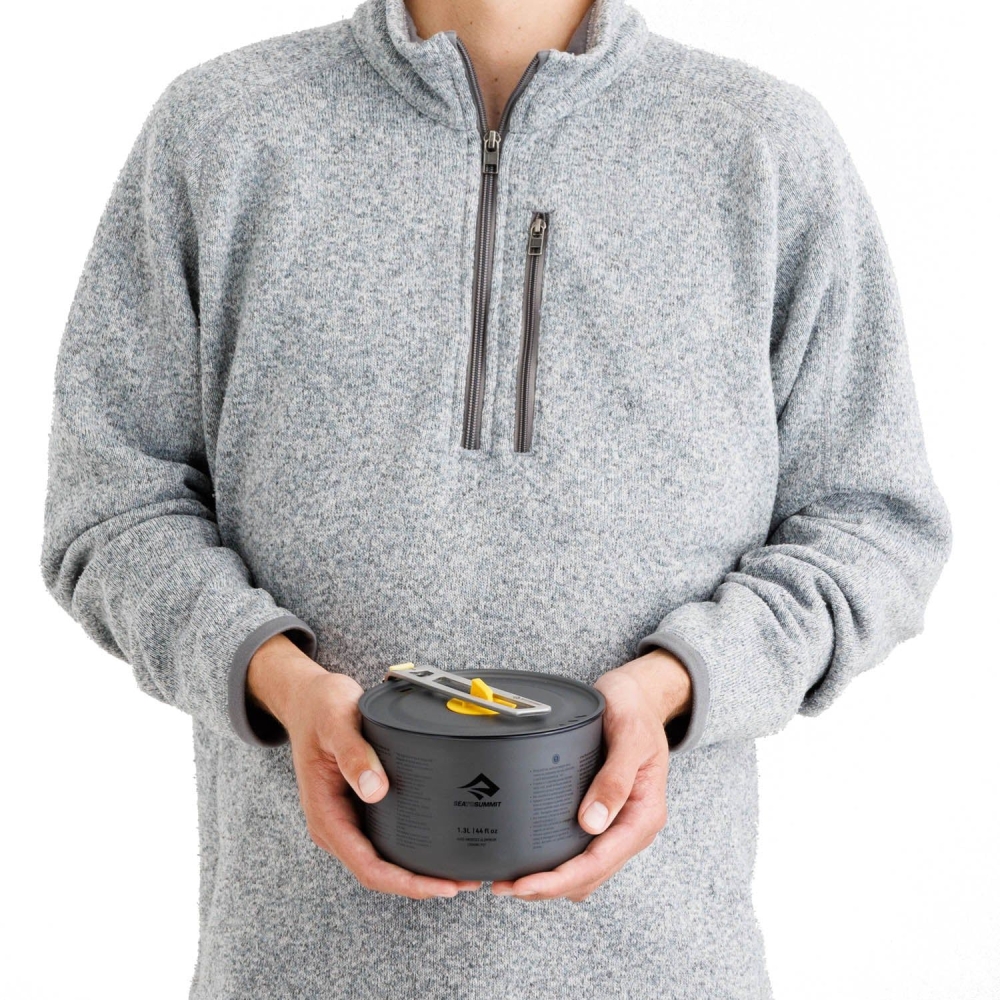 Sea to Summit Frontier UL Pot - 1,3L Aluminium Hard Anodised Grey ACK027011-381701 koken online bestellen bij Kathmandu Outdoor & Travel