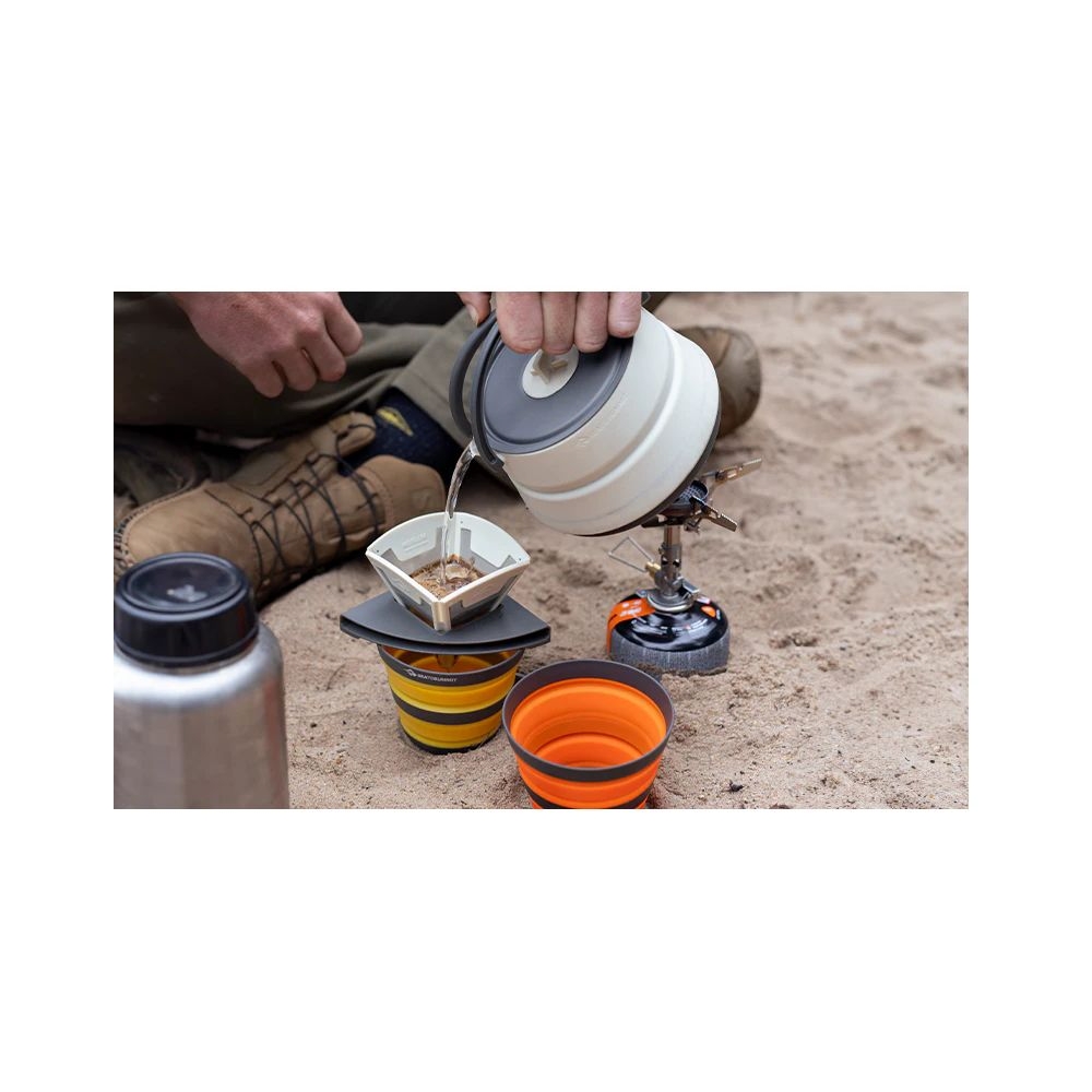 Sea to Summit Frontier UL Collapsible Pour Over Bone White ACK025041-131001 koken online bestellen bij Kathmandu Outdoor & Travel