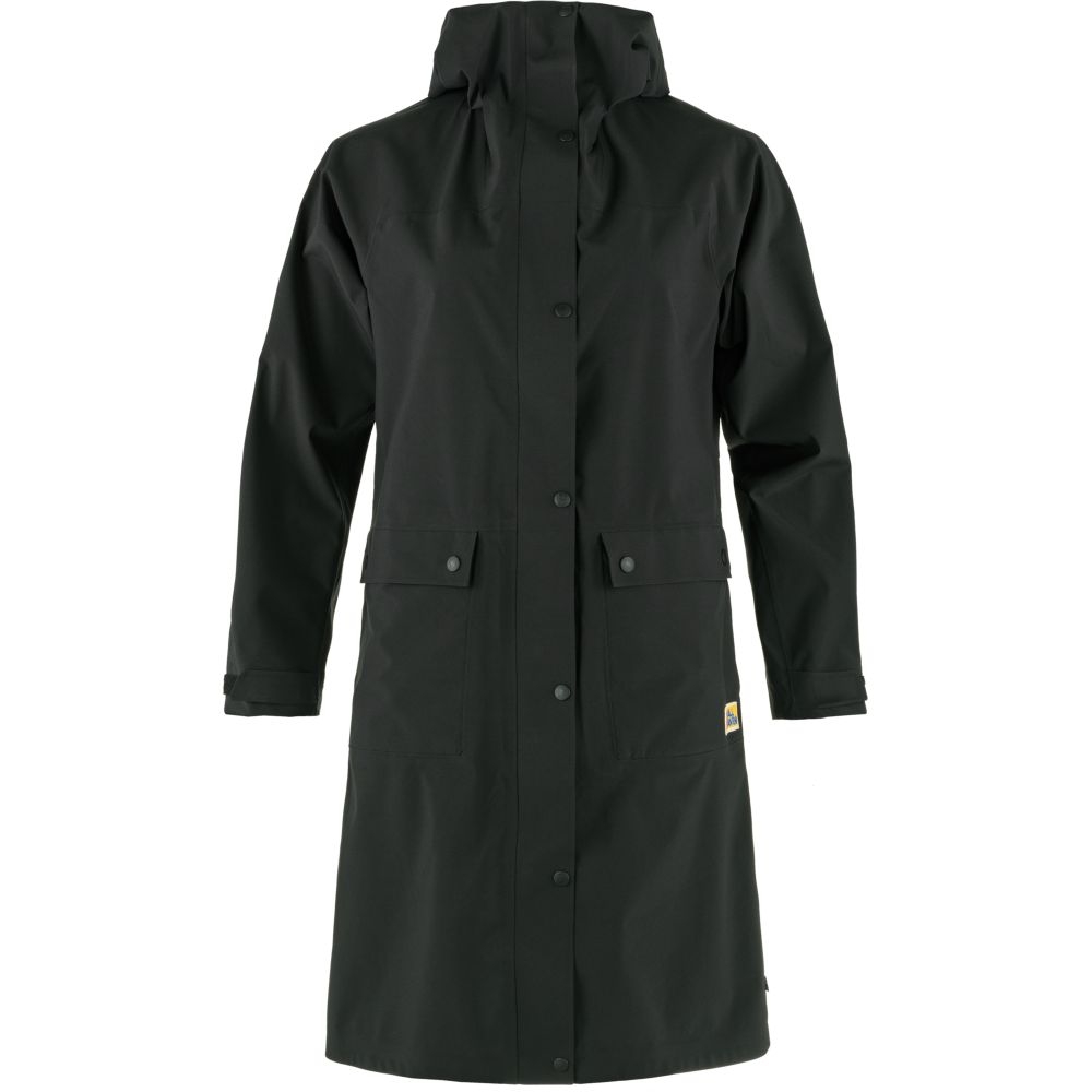 Fjällräven Vardag Rain Parka Women's Black 14500131-550 jassen online bestellen bij Kathmandu Outdoor & Travel