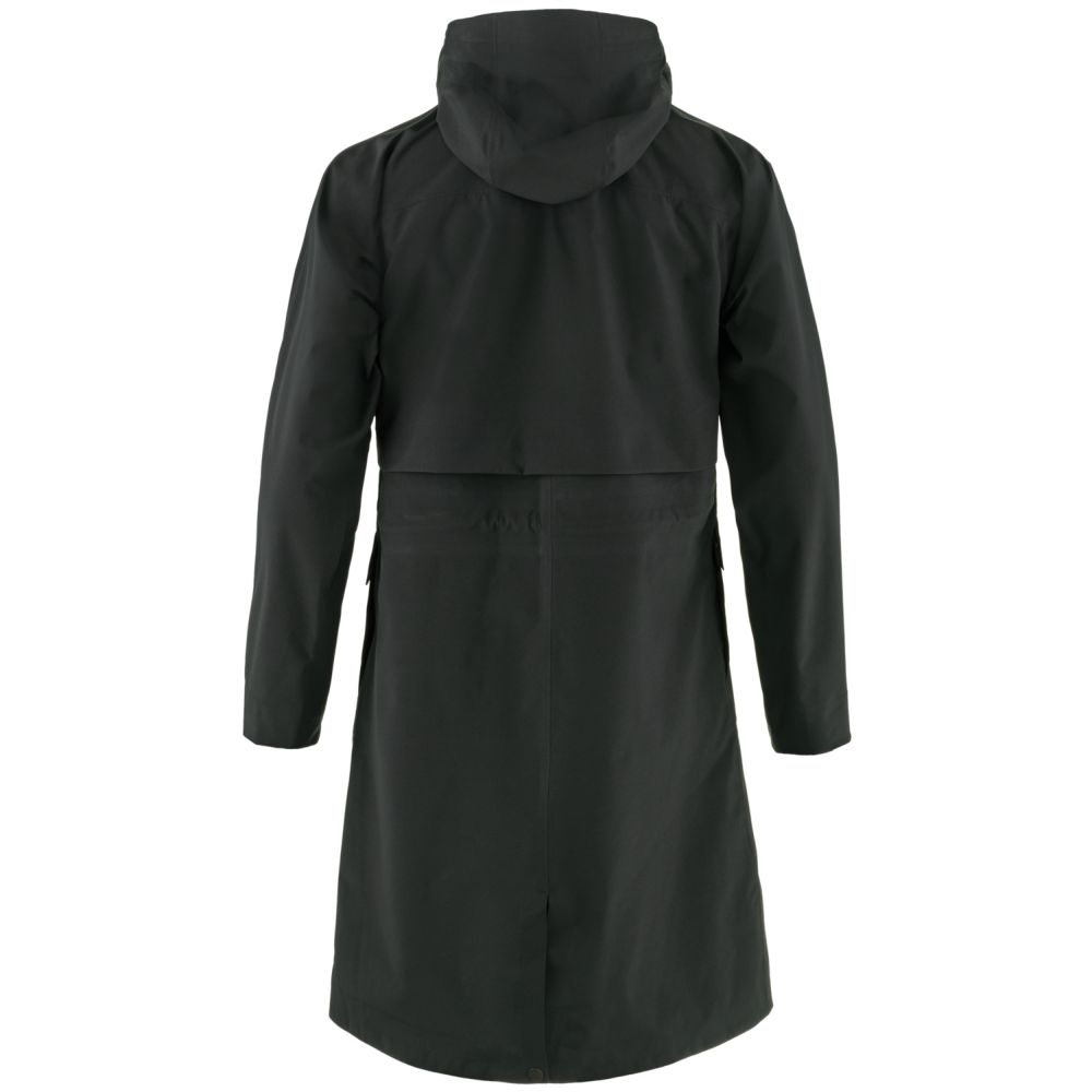 Fjällräven Vardag Rain Parka Women's Black 14500131-550 jassen online bestellen bij Kathmandu Outdoor & Travel