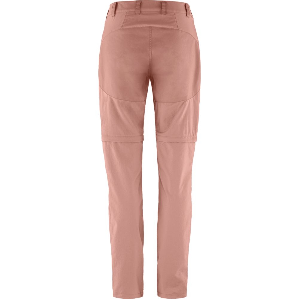 Fjällräven Abisko Midsummer Zip Off Trousers Women's Dusty Rose 89834-300 broeken online bestellen bij Kathmandu Outdoor & Travel