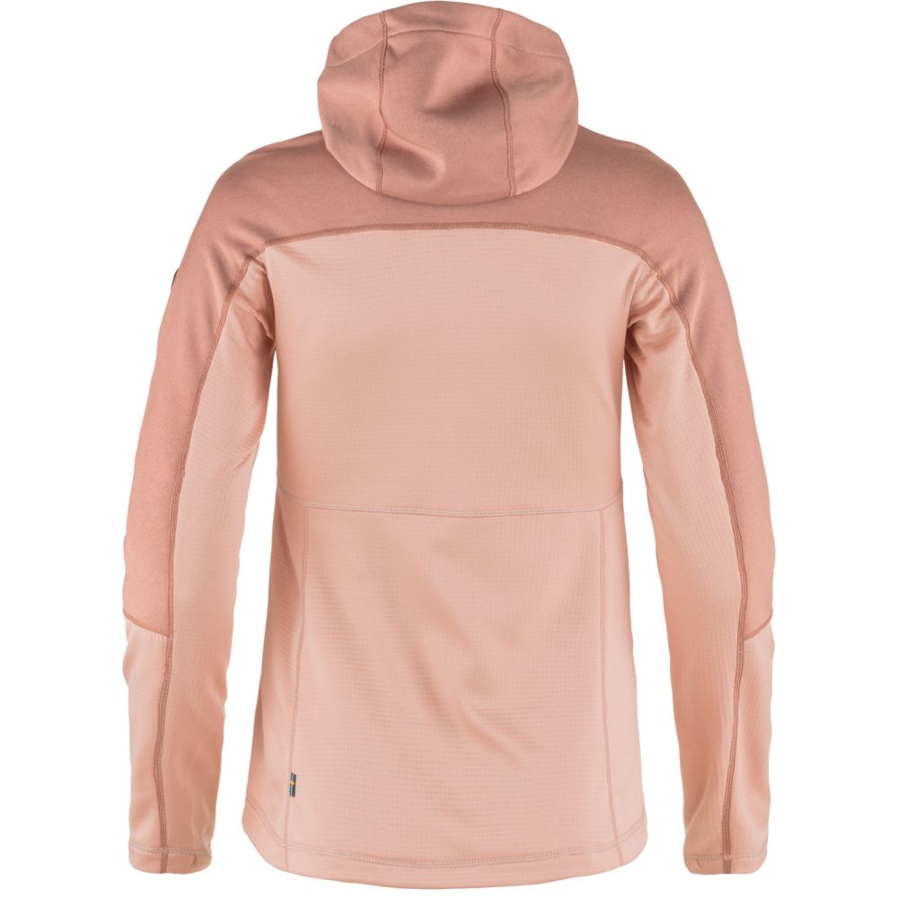 Fjällräven Abisko Trail Fleece Women's Chalk Rose-Dusty Rose 89589-302-300 fleeces en truien online bestellen bij Kathmandu Outdoor & Travel