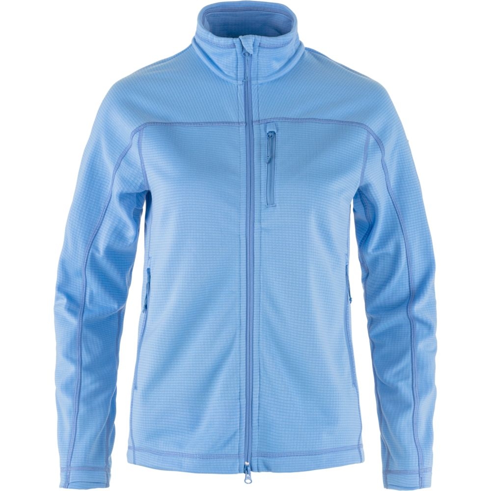 Fjällräven Abisko Lite Fleece Jacket Women's Ultramarine 87142-537 fleeces en truien online bestellen bij Kathmandu Outdoor & Travel