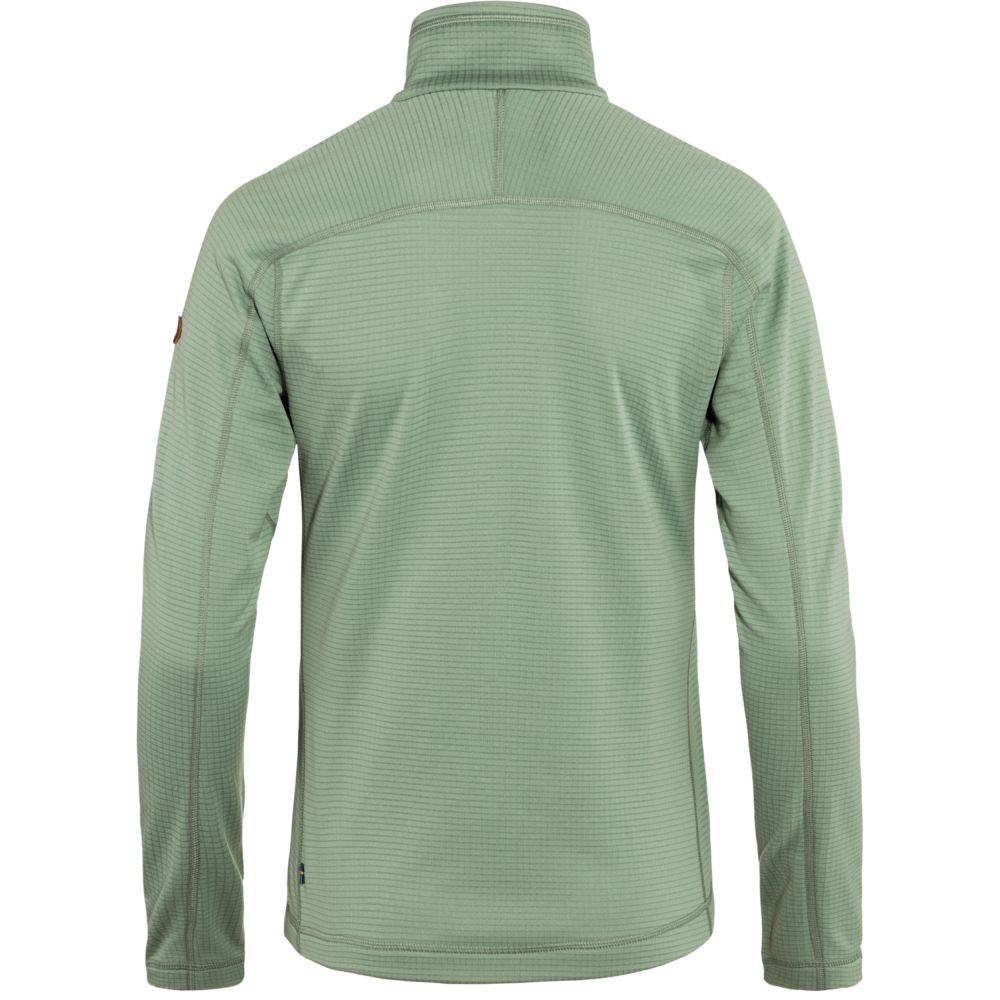 Fjällräven Abisko Lite Fleece Jacket Women's Misty Green 87142-674 fleeces en truien online bestellen bij Kathmandu Outdoor & Travel