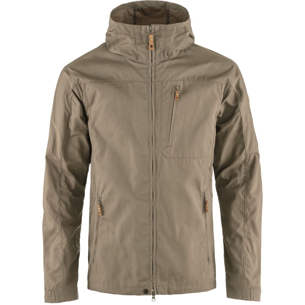 Fjällräven Sten Jacket Suede Brown 81679-244 jassen online bestellen bij Kathmandu Outdoor & Travel