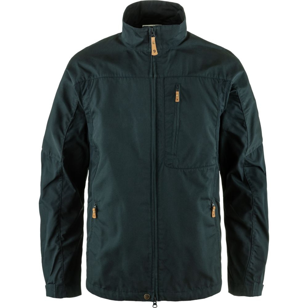 Fjällräven Övik Stencollar Jacket Dark Navy 86788-555 jassen online bestellen bij Kathmandu Outdoor & Travel