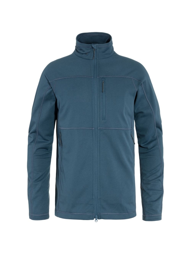 Fjällräven Abisko Lite Fleece Jacket Indigo Blue 86971-534 fleeces en truien online bestellen bij Kathmandu Outdoor & Travel