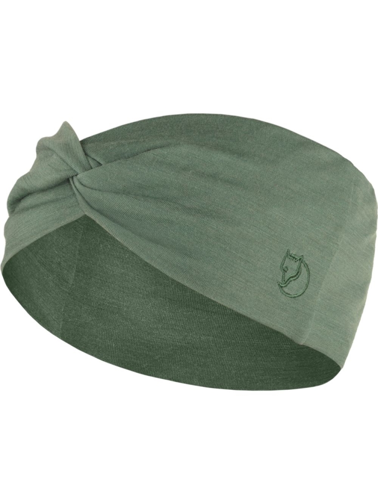 Fjällräven Abisko Wool Headband Patina Green 84782-614 kleding accessoires online bestellen bij Kathmandu Outdoor & Travel