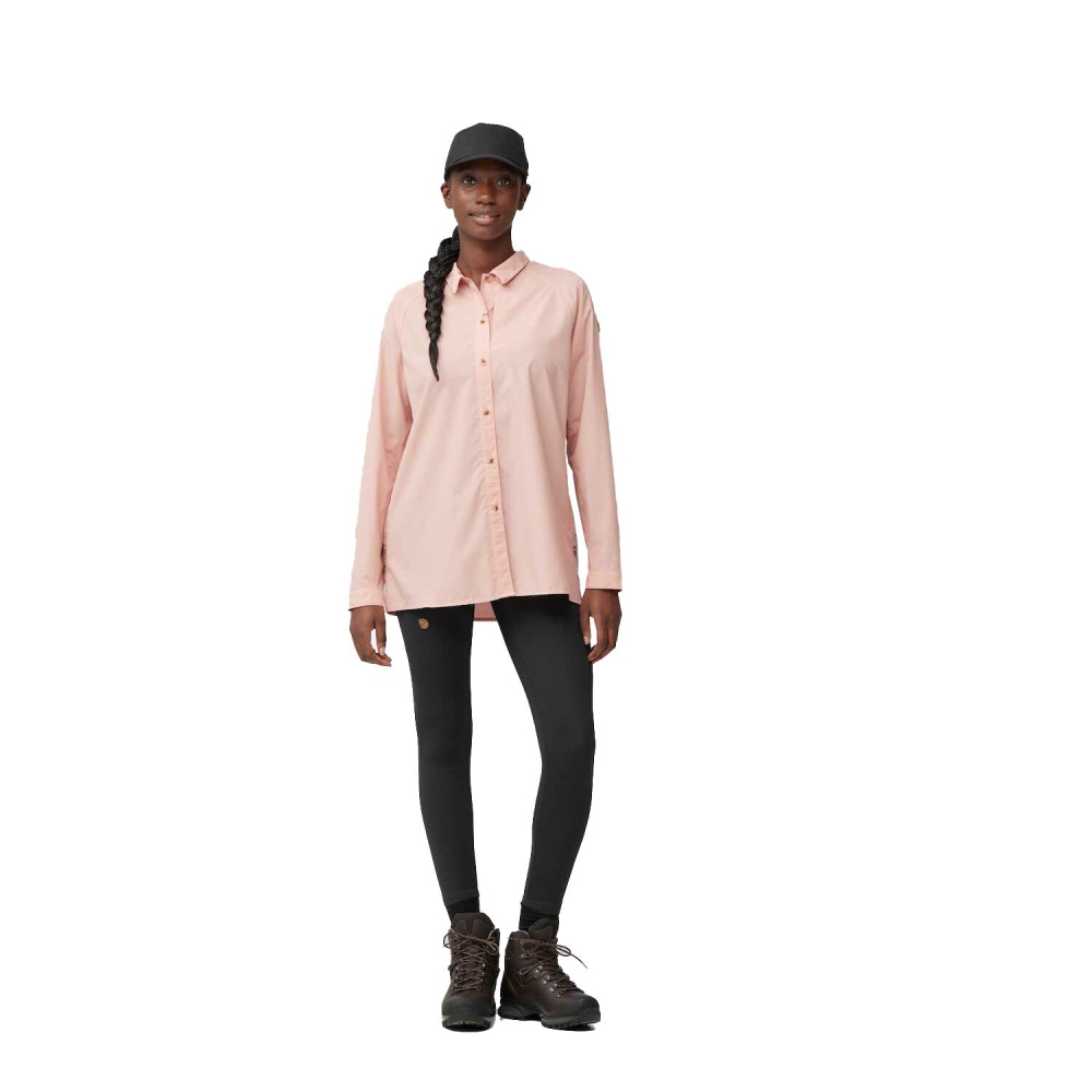 Fjällräven Abisko Hike Shirt Women's Chalk Rose 14600167-302 shirts en tops online bestellen bij Kathmandu Outdoor & Travel