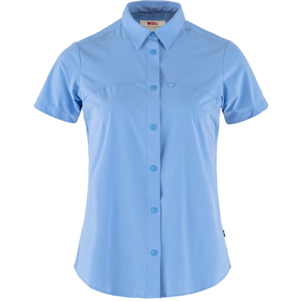 Fjällräven High Coast Lite Shirt Short Sleeve Women's Ultramarine 87037-537 shirts en tops online bestellen bij Kathmandu Outdoor & Travel