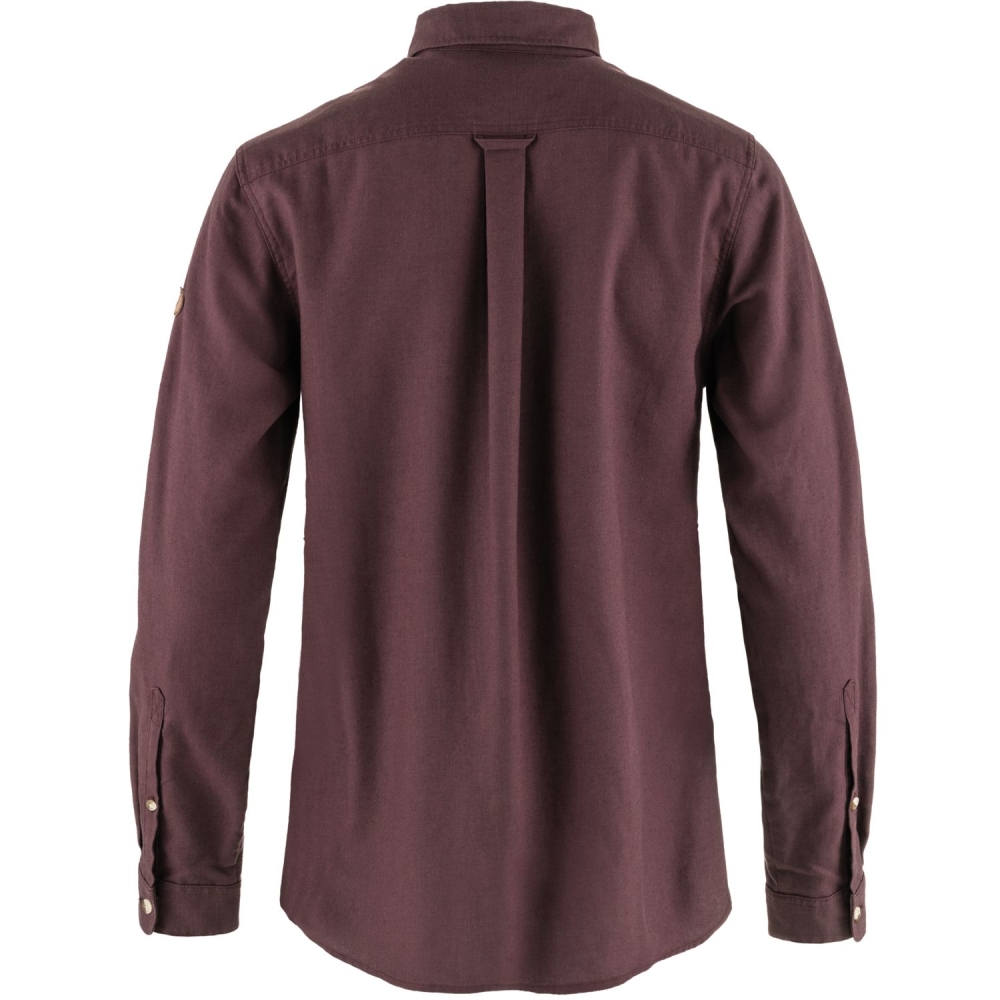 Fjällräven Övik Travel Shirt Long Sleeve Women's Port 89843-357 shirts en tops online bestellen bij Kathmandu Outdoor & Travel