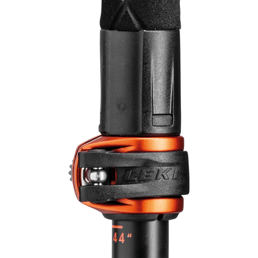 Leki Makalu FX Carbon Black/Orange/Natural-Carbon LT65220621 wandelstokken en gamaschen online bestellen bij Kathmandu Outdoor & Travel