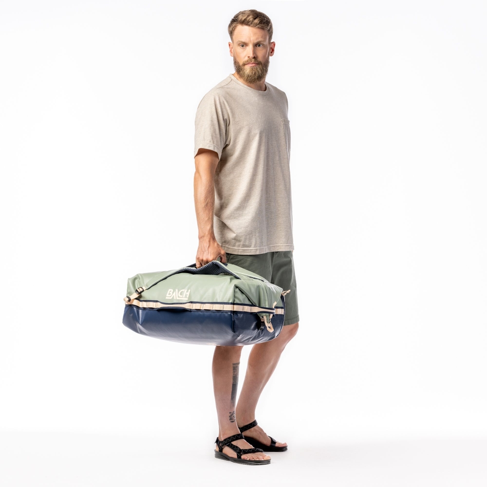 Bach Dr. Expedition Duffel 40 Sage Green/Midnight Blue B419982-7809 duffels online bestellen bij Kathmandu Outdoor & Travel