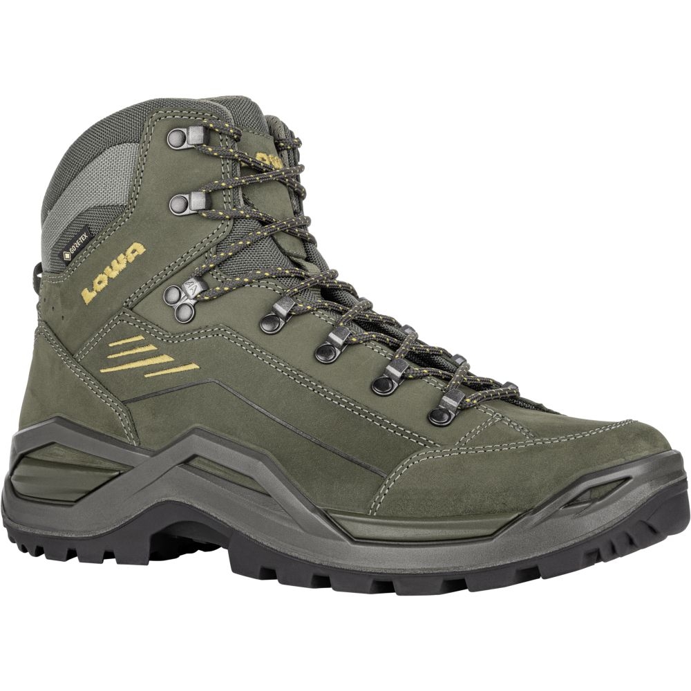 Lowa Renegade Evo GTX Mid Olive/Mustard LM311916-7898 wandelschoenen heren online bestellen bij Kathmandu Outdoor & Travel
