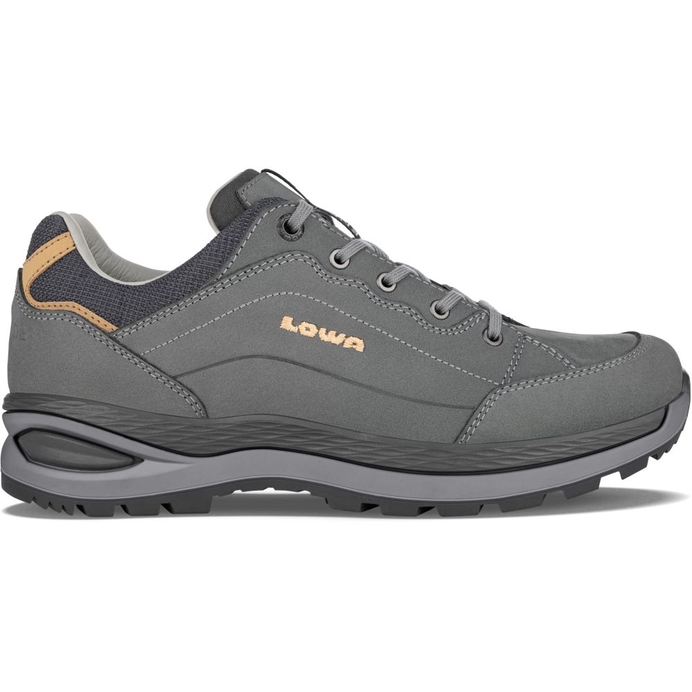 Lowa Renegade Evo LL Lo Women's Graphite/Apricote LM321402-9675 wandelschoenen dames online bestellen bij Kathmandu Outdoor & Travel
