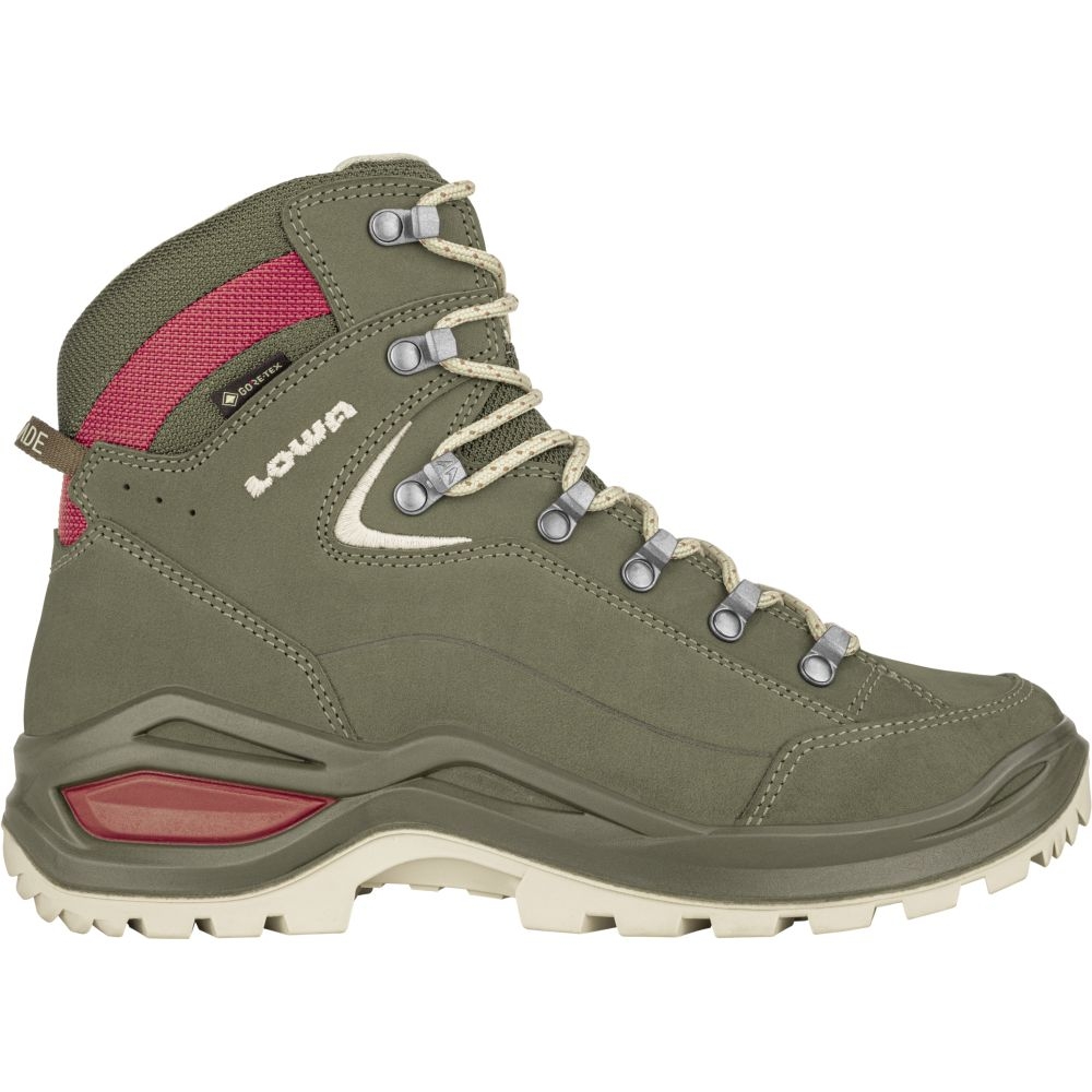 Lowa Renegade Evo GTX Mid Women's Greygreen/Panna LM321916-9629 wandelschoenen dames online bestellen bij Kathmandu Outdoor & Travel