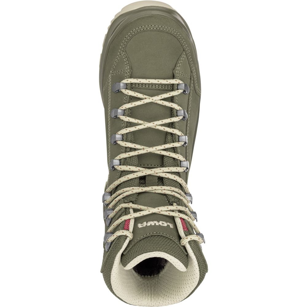 Lowa Renegade Evo GTX Mid Women's Greygreen/Panna LM321916-9629 wandelschoenen dames online bestellen bij Kathmandu Outdoor & Travel