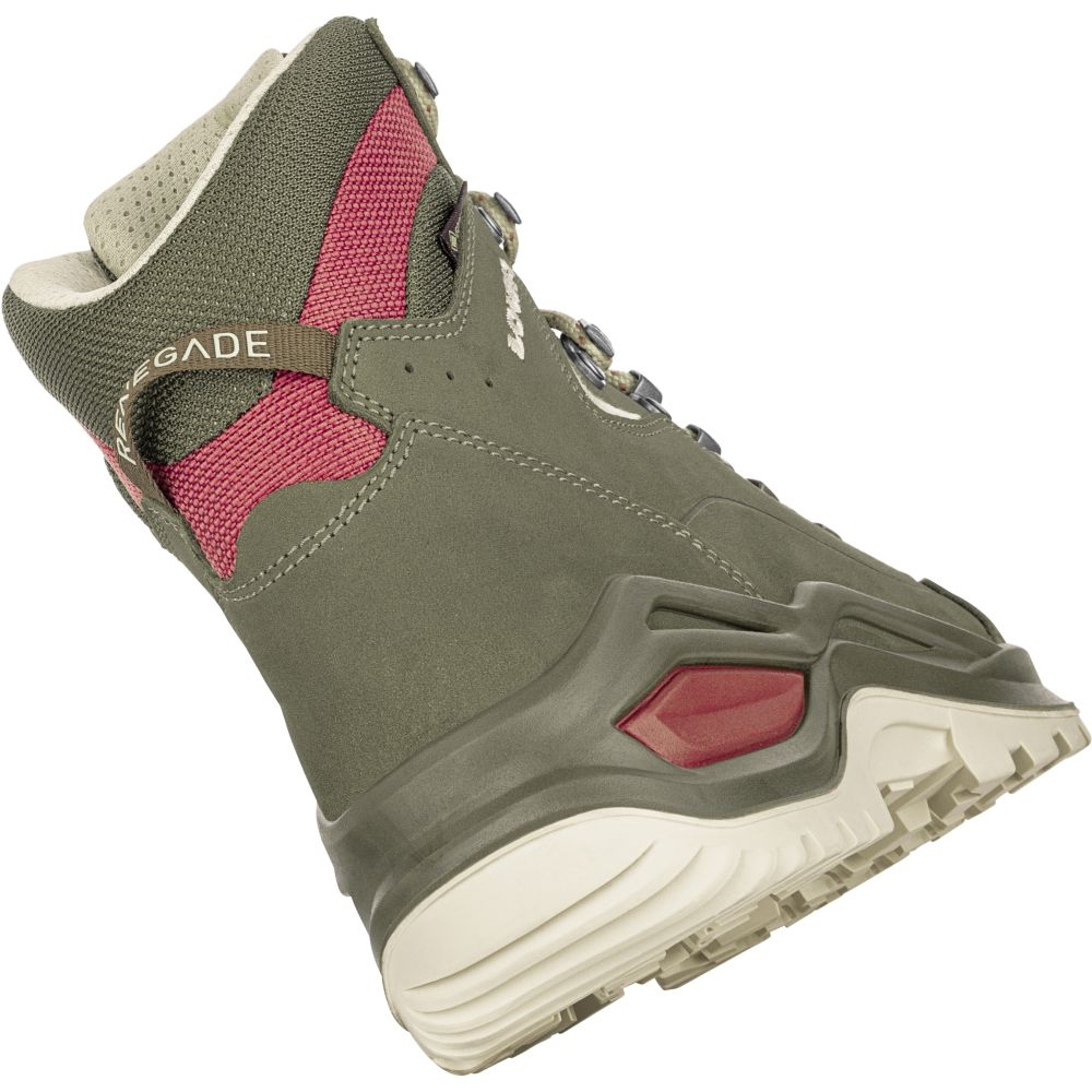 Lowa Renegade Evo GTX Mid Women's Greygreen/Panna LM321916-9629 wandelschoenen dames online bestellen bij Kathmandu Outdoor & Travel