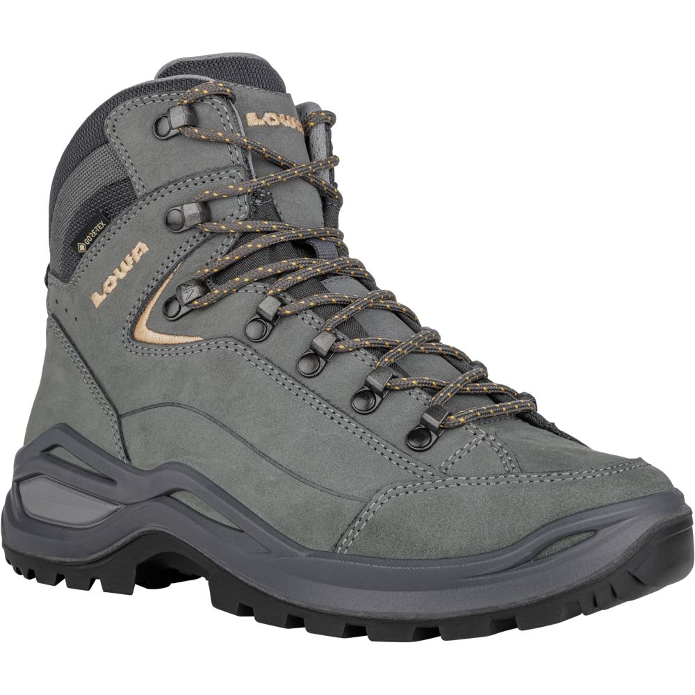 Lowa Renegade Evo GTX Mid Women's Graphite/Apricote LM321916-9675 wandelschoenen dames online bestellen bij Kathmandu Outdoor & Travel