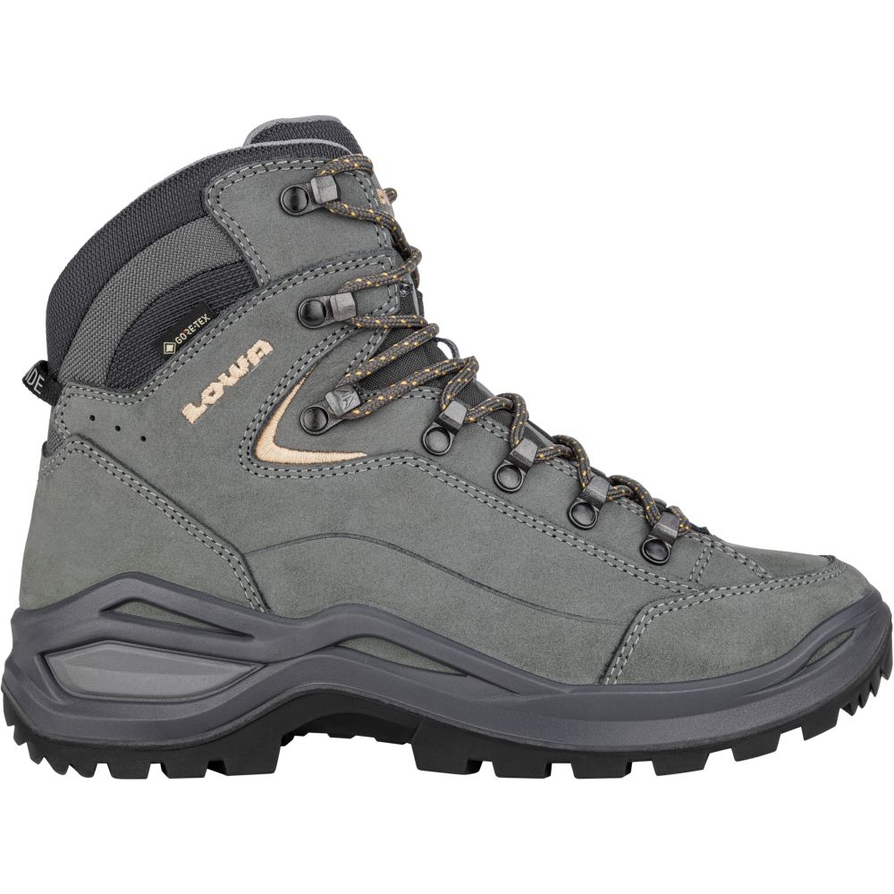 Lowa Renegade Evo GTX Mid Women's Graphite/Apricote LM321916-9675 wandelschoenen dames online bestellen bij Kathmandu Outdoor & Travel