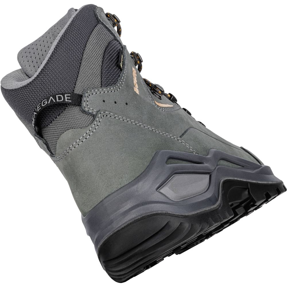 Lowa Renegade Evo GTX Mid Women's Graphite/Apricote LM321916-9675 wandelschoenen dames online bestellen bij Kathmandu Outdoor & Travel