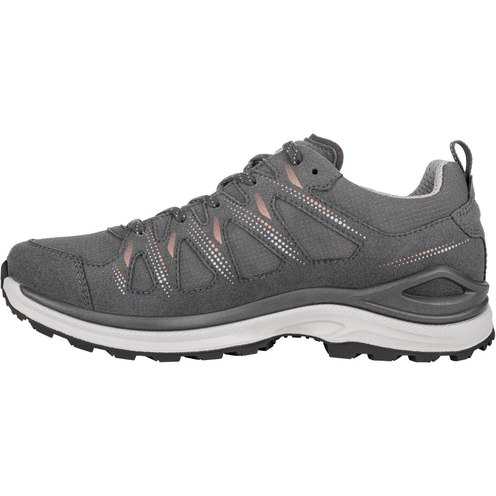 Lowa Innox Evo II GTX Women's Asphalt/Salmon LM321417-9322 wandelschoenen dames online bestellen bij Kathmandu Outdoor & Travel