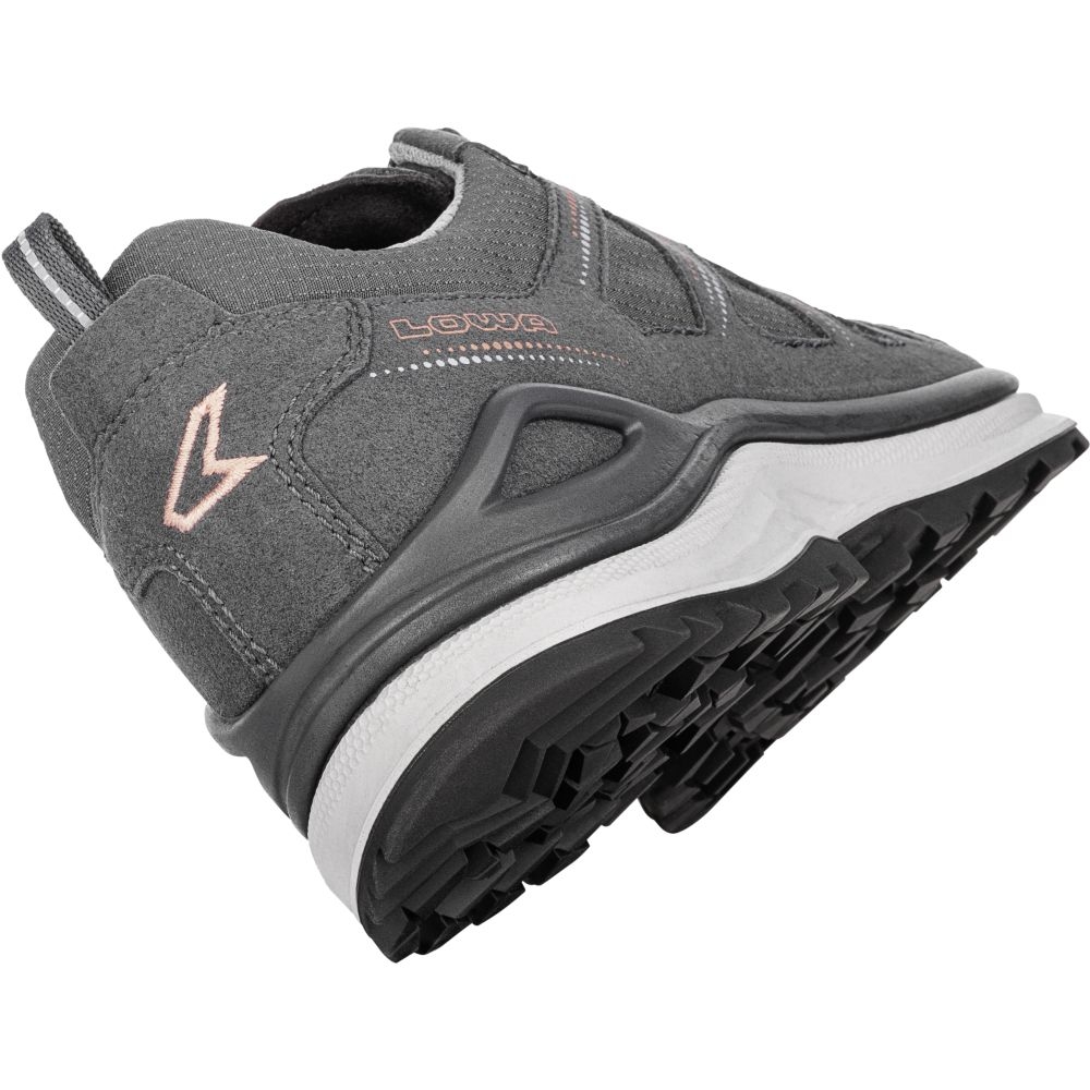 Lowa Innox Evo II GTX Women's Asphalt/Salmon LM321417-9322 wandelschoenen dames online bestellen bij Kathmandu Outdoor & Travel