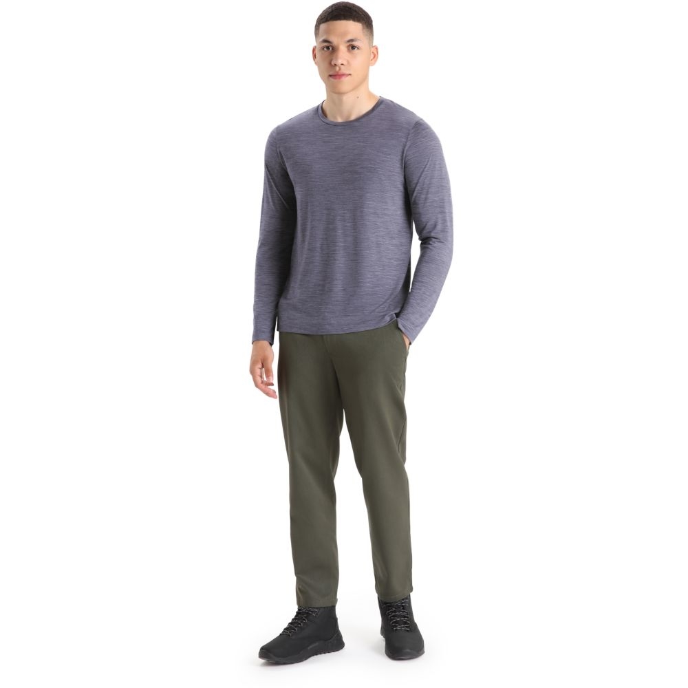 Icebreaker Sphere II Long Sleeve Tee MIDNIGHT HTHR 0A56D8-4401 shirts en tops online bestellen bij Kathmandu Outdoor & Travel