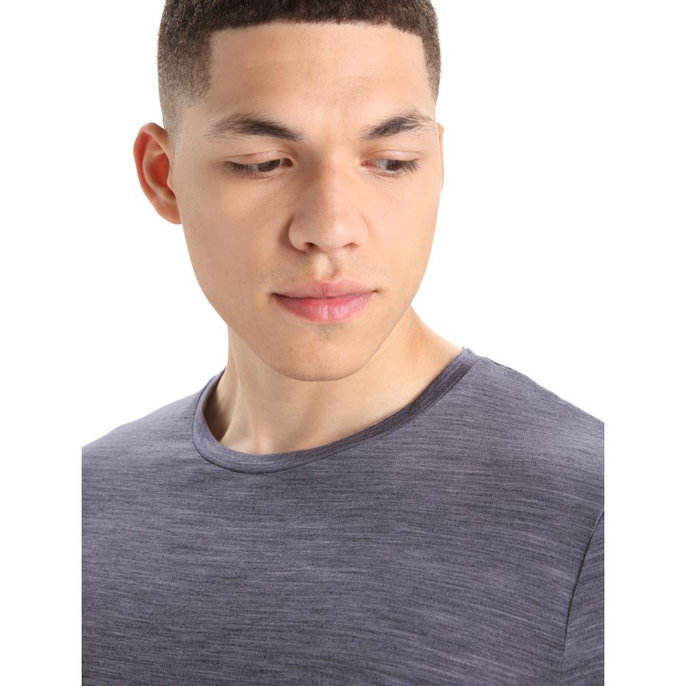 Icebreaker Sphere II Long Sleeve Tee MIDNIGHT HTHR 0A56D8-4401 shirts en tops online bestellen bij Kathmandu Outdoor & Travel