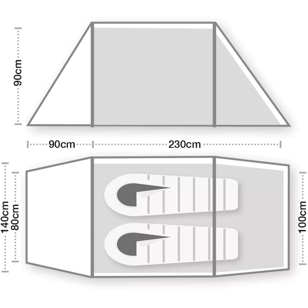 Wild Country Hoolie Compact 2 Groen 44HOC2TF tenten online bestellen bij Kathmandu Outdoor & Travel