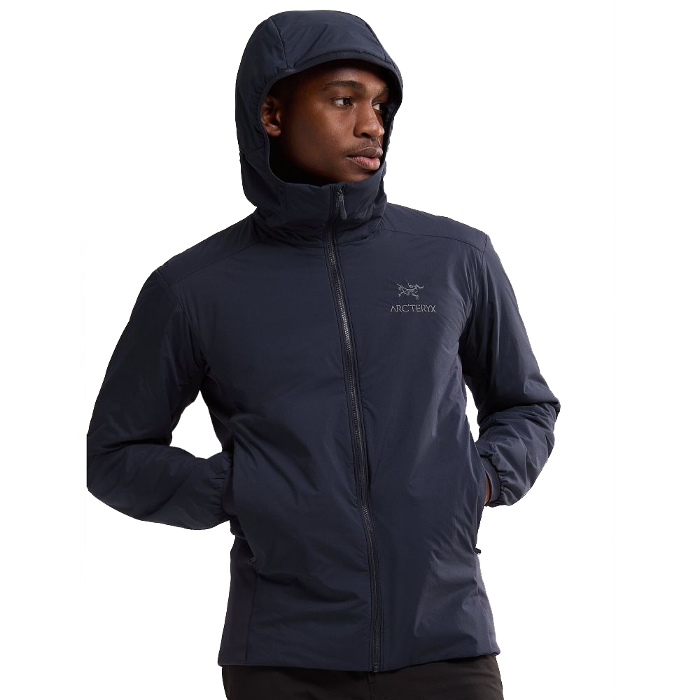 Arc'teryx Atom Hoody Black Sapphire 7487-Black Sapphire jassen online bestellen bij Kathmandu Outdoor & Travel