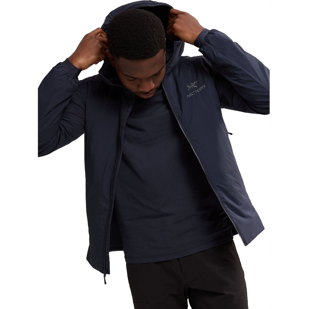 Arc'teryx Atom Hoody Black Sapphire 7487-Black Sapphire jassen online bestellen bij Kathmandu Outdoor & Travel