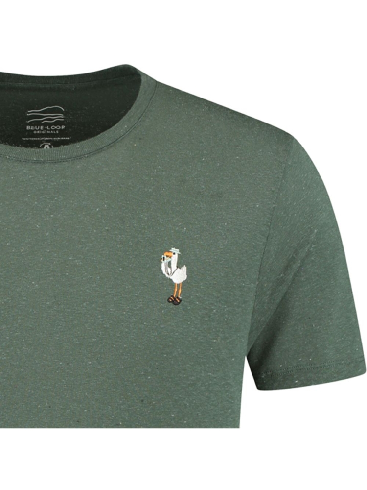 Blue Loop Originals Denimcel Bird Watcher T-shirt Deep Forest M-BWTS002-23-B200 shirts en tops online bestellen bij Kathmandu Outdoor & Travel