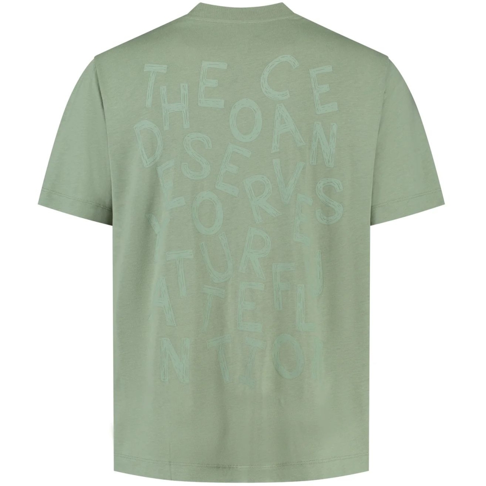 Blue Loop Originals Refibra Fresh Water T-shirt  Sea Spray Green M-RFT016-24-B388 shirts en tops online bestellen bij Kathmandu Outdoor & Travel