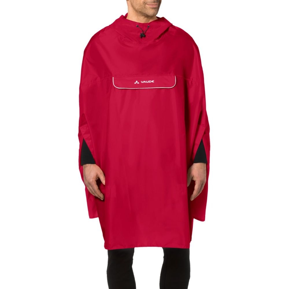 Vaude Valdipino Poncho Indian Red 02285-614 reisaccessoires online bestellen bij Kathmandu Outdoor & Travel
