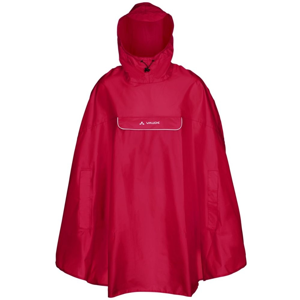 Vaude Valdipino Poncho Indian Red 02285-614 reisaccessoires online bestellen bij Kathmandu Outdoor & Travel