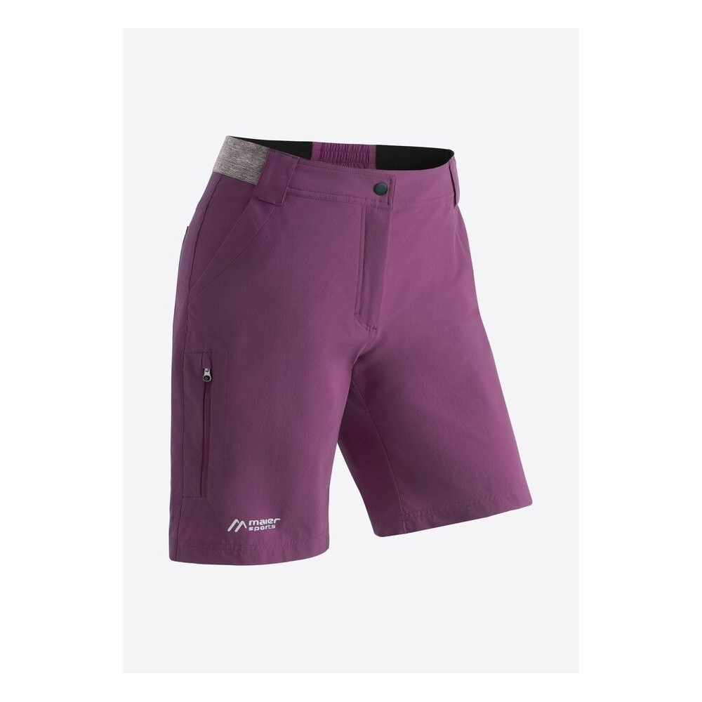 Maier Sports Norit Shorts Women's Pickled Beet 3000258-M20001 broeken online bestellen bij Kathmandu Outdoor & Travel
