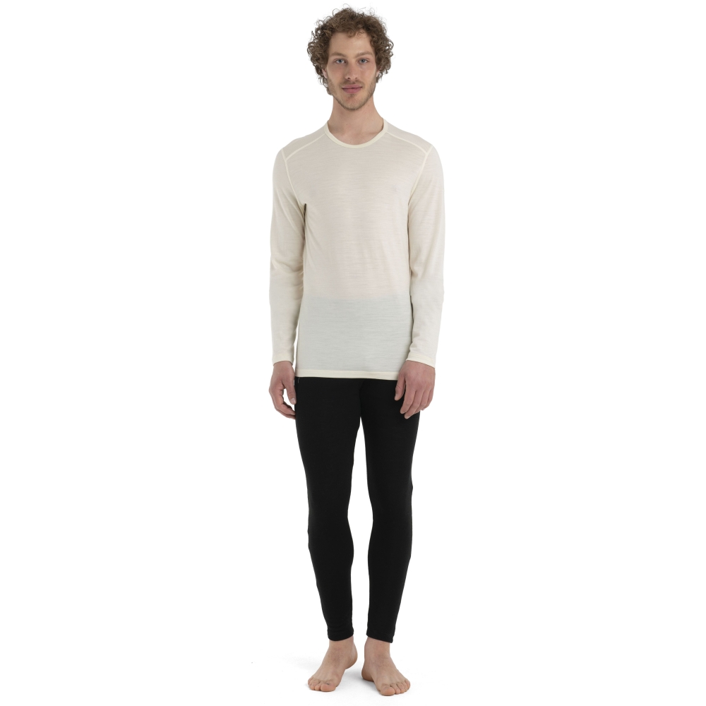 Icebreaker 200 Oasis Long Sleeve Crewe Undyed 1043650-001 onderkleding/thermokleding online bestellen bij Kathmandu Outdoor & Travel