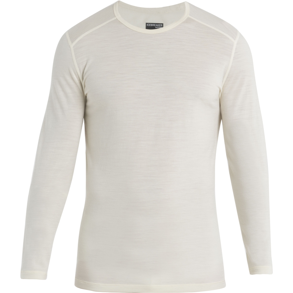 Icebreaker 200 Oasis Long Sleeve Crewe Undyed 1043650-001 onderkleding/thermokleding online bestellen bij Kathmandu Outdoor & Travel