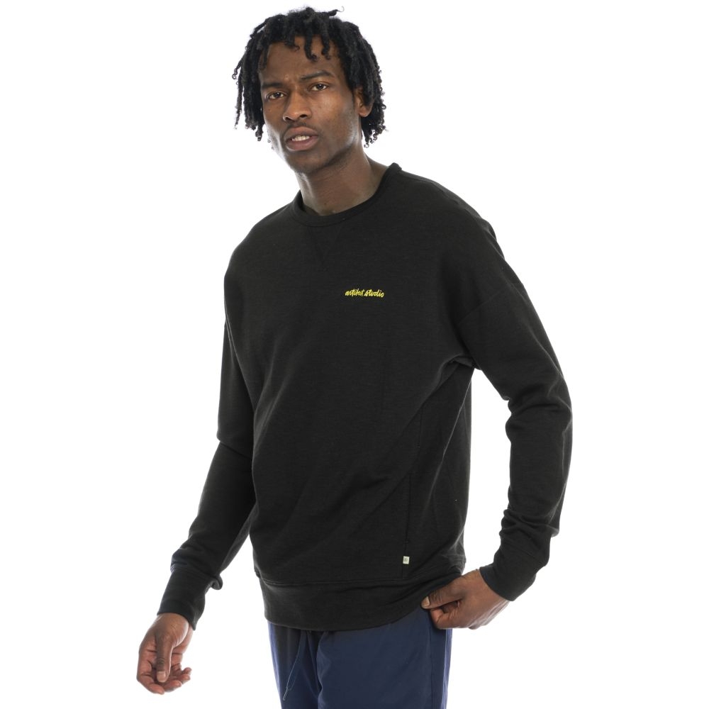Artilect Artilectual Crew Black 122MS07-BLK fleeces en truien online bestellen bij Kathmandu Outdoor & Travel