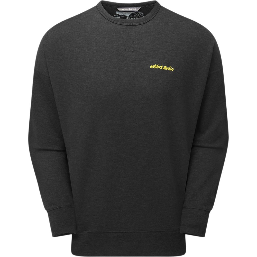Artilect Artilectual Crew Black 122MS07-BLK fleeces en truien online bestellen bij Kathmandu Outdoor & Travel