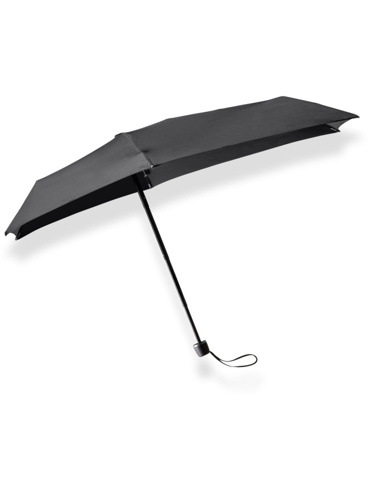 Senz Micro foldable storm umbrella Pure Black SZ 1010-0900 reisaccessoires online bestellen bij Kathmandu Outdoor & Travel