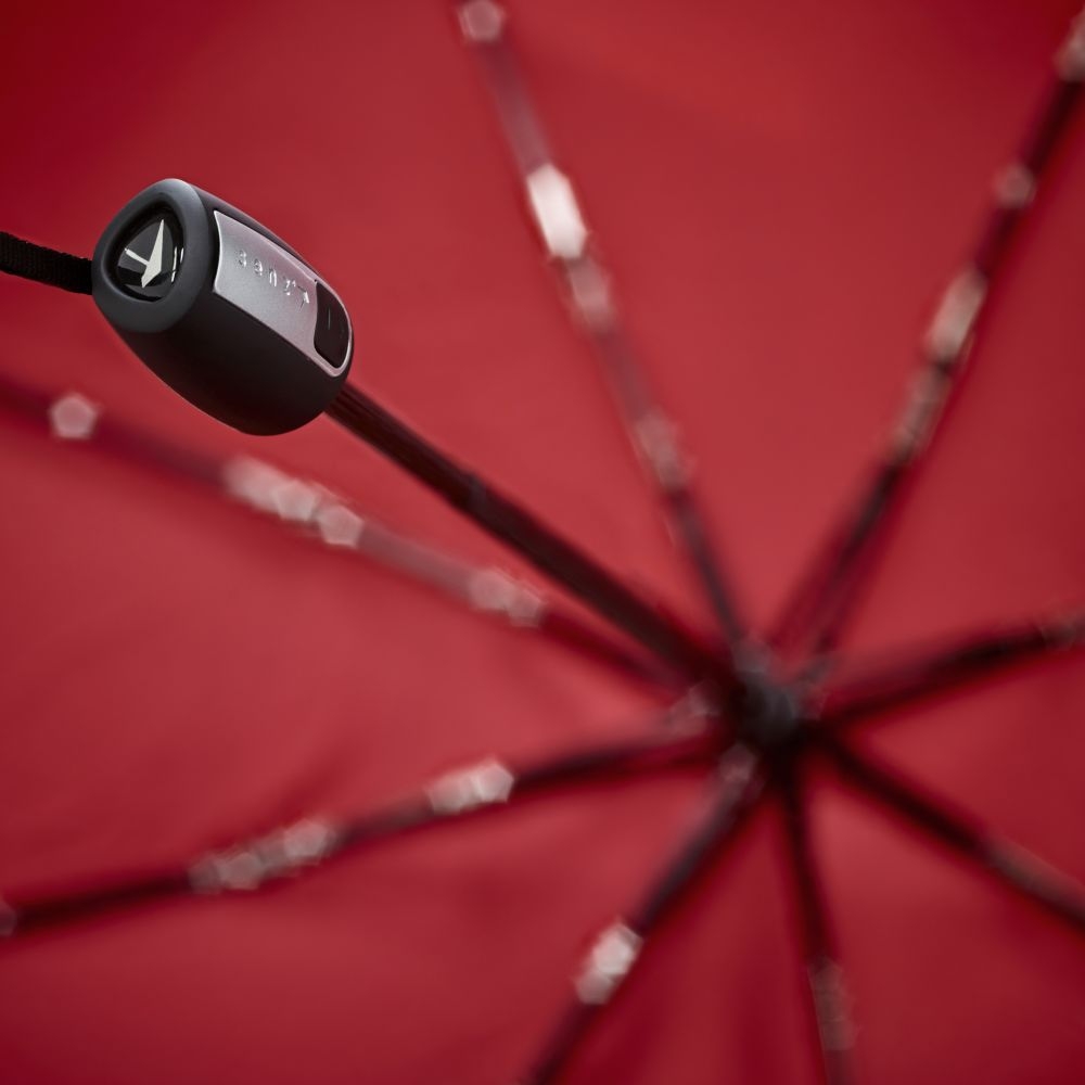 Senz Mini Automatic foldable storm umbrella Passion Red SZ 2020-0420 reisaccessoires online bestellen bij Kathmandu Outdoor & Travel