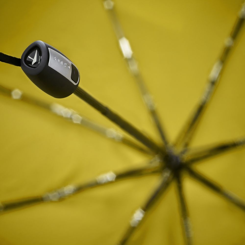 Senz Mini Automatic foldable storm umbrella Super Lemon SZ 2020-0340 reisaccessoires online bestellen bij Kathmandu Outdoor & Travel