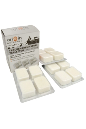 Origin Outdoor  Solid Fuel Tablets 14g, 12 stuks Wit